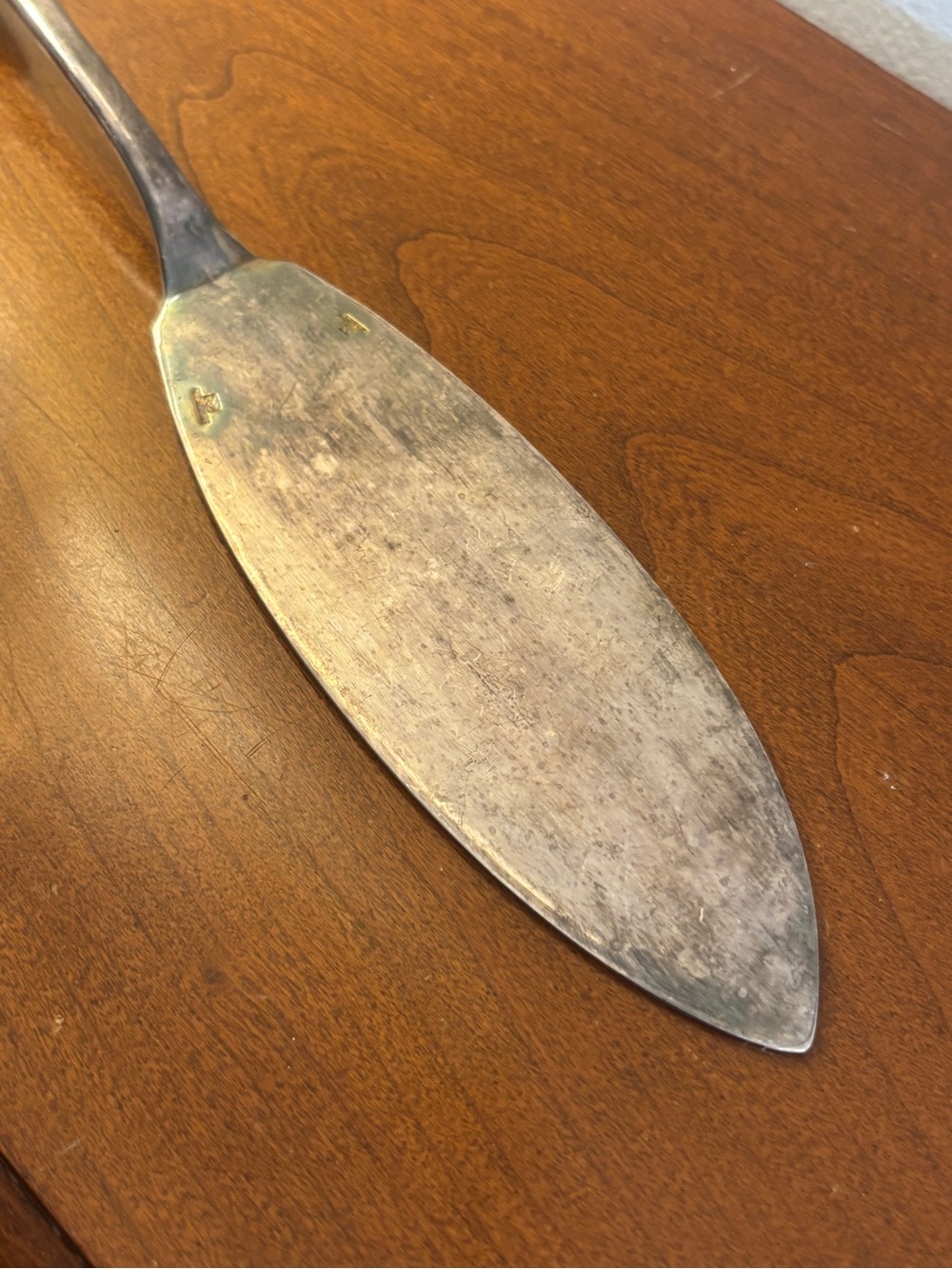 Vintage Christofle Silver-Plated Fish Serving Knife / Fish Slice - France